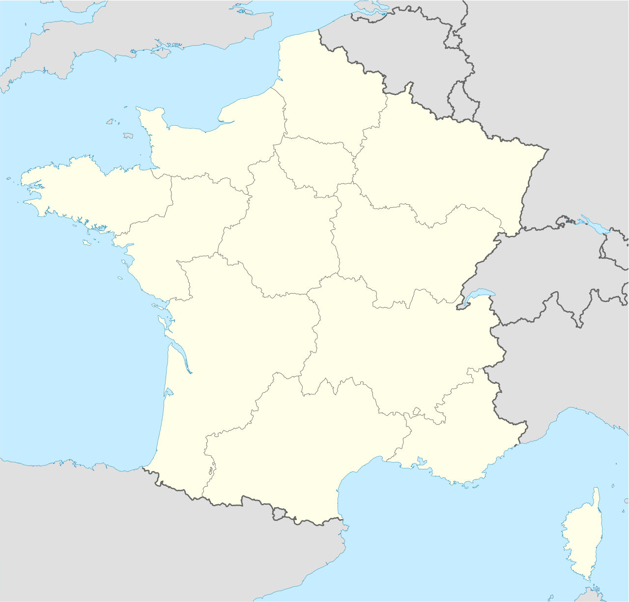 France tourist map