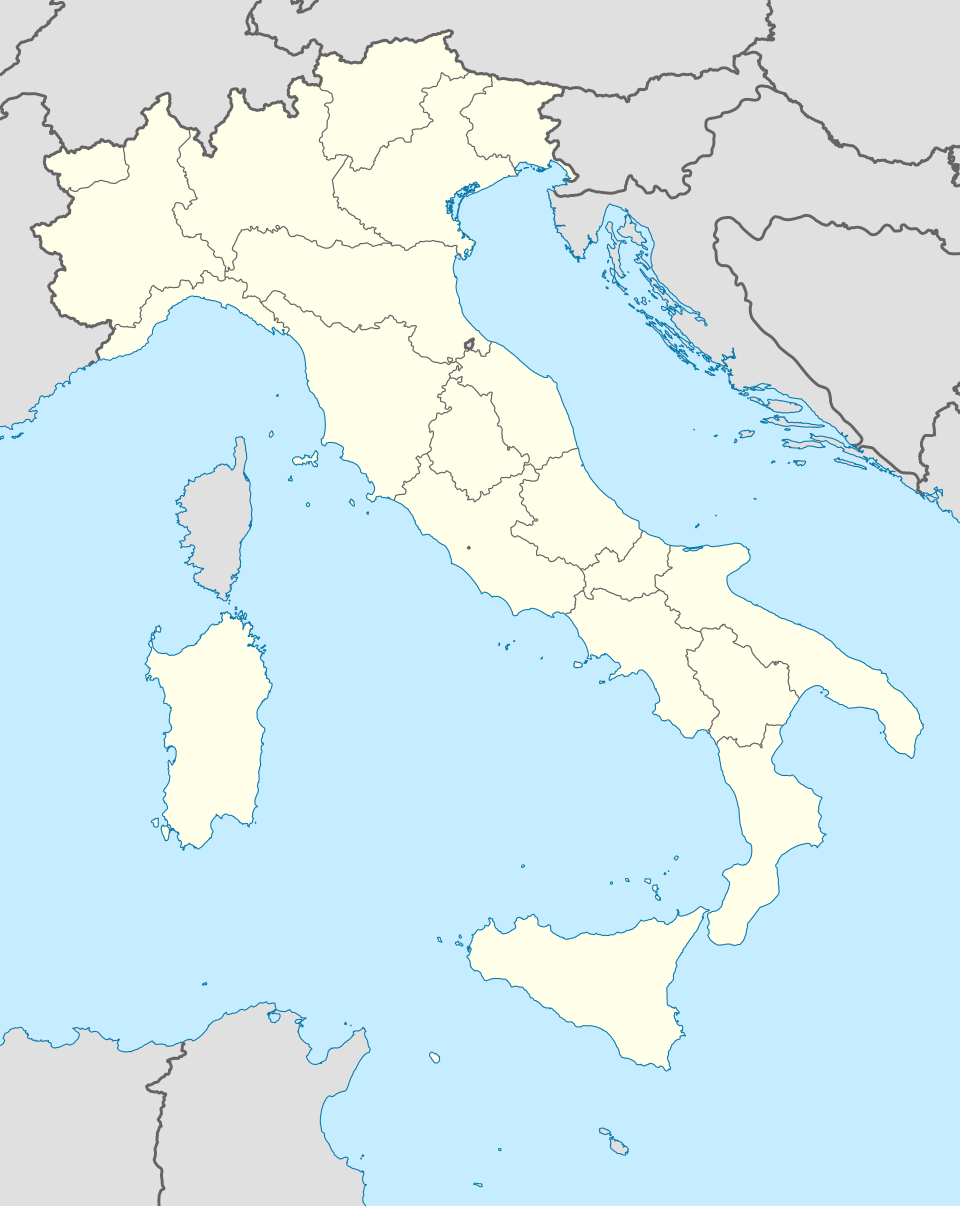 Italy tourist map